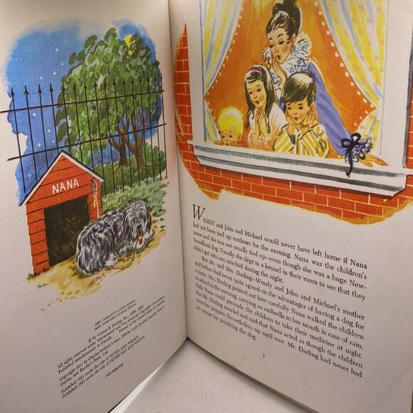 Vintage Peter Pan Children’s Hardcover Picture Book Phoebe Wilson 1975 Printing - Picture 3 of 11